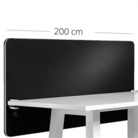 Lintex bordskærm 2000x700 sort