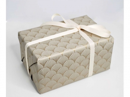 Gavepapir Guld/sand 55 cm x 150m